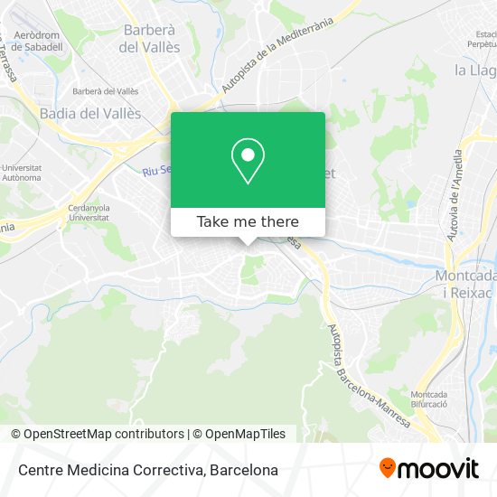 Centre Medicina Correctiva map
