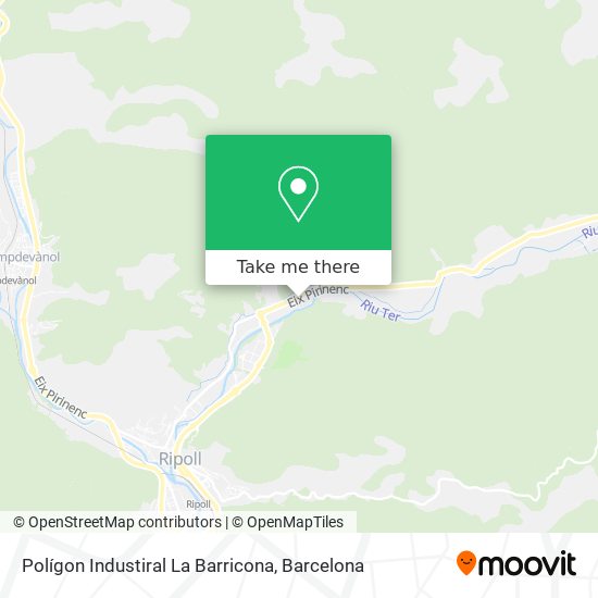 Polígon Industiral La Barricona map