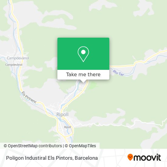 Polígon Industiral Els Pintors map