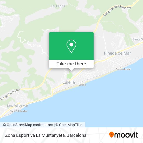 Zona Esportiva La Muntanyeta map