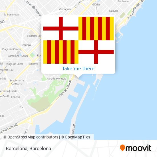 Barcelona map