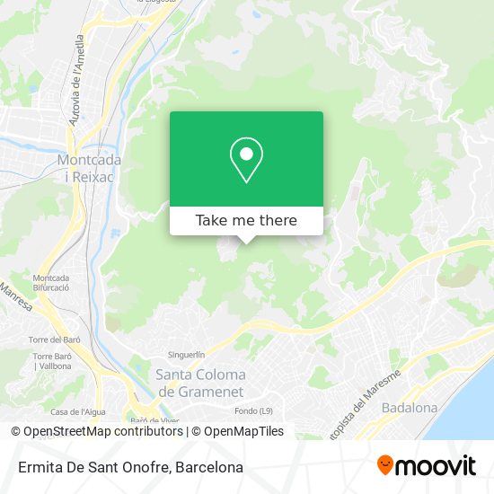 Ermita De Sant Onofre map