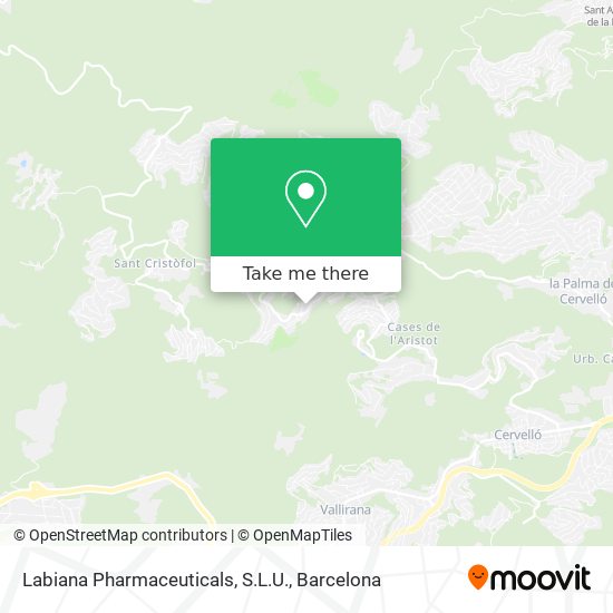 Labiana Pharmaceuticals, S.L.U. map