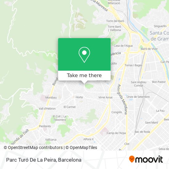 Parc Turó De La Peira map
