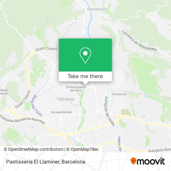 Pastisseria El Llaminer map