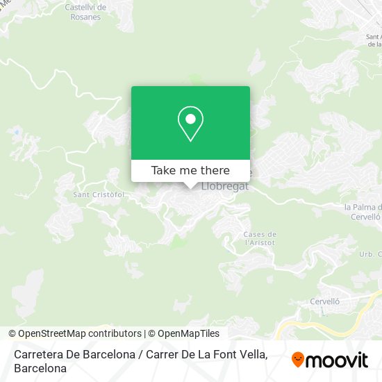 Carretera De Barcelona / Carrer De La Font Vella map