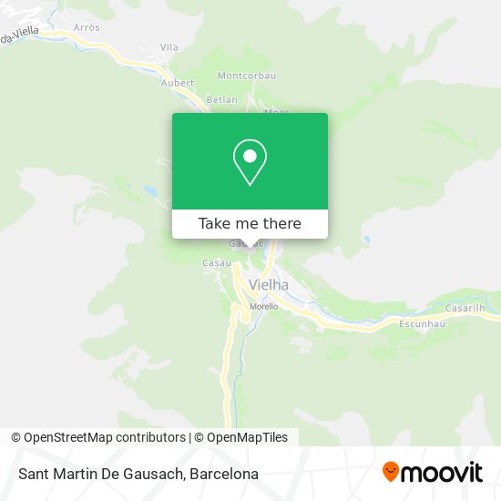 Sant Martin De Gausach map