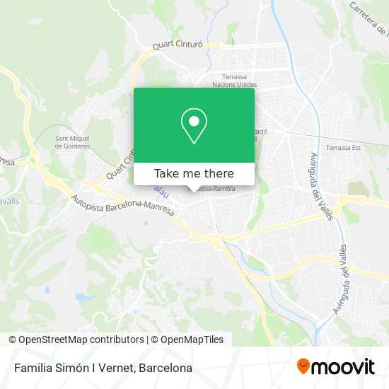 Familia Simón I Vernet map