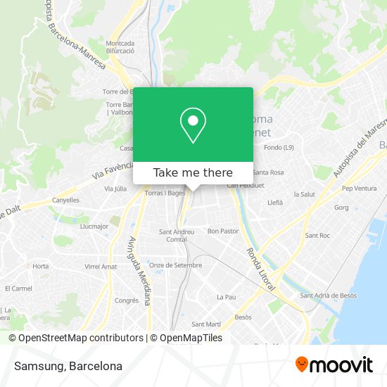 Samsung map