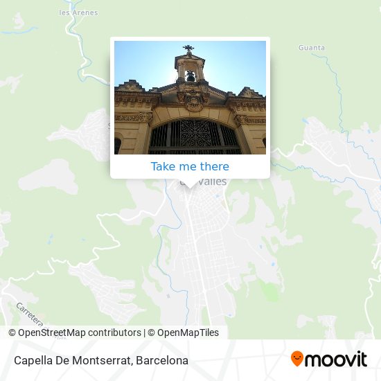 Capella De Montserrat map