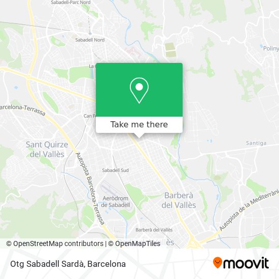 Otg Sabadell Sardà map