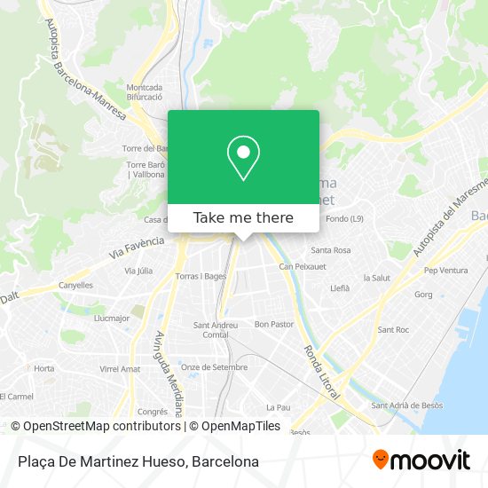 Plaça De Martinez Hueso map