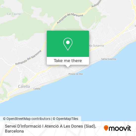 Servei D'Informació I Atenció A Les Dones (Siad) map