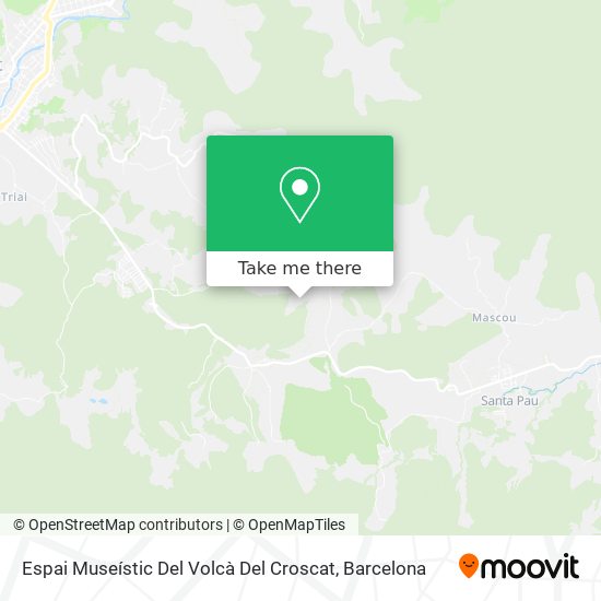 Espai Museístic Del Volcà Del Croscat map