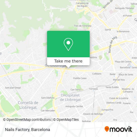 Nails Factory map