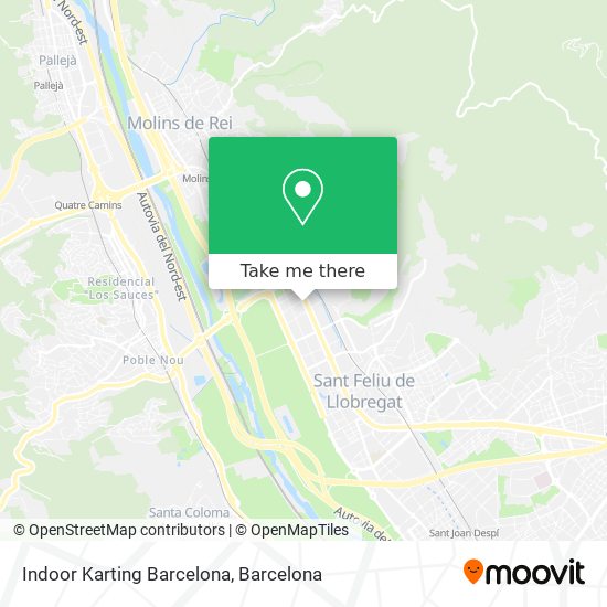 Indoor Karting Barcelona map
