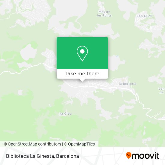 Biblioteca La Ginesta map
