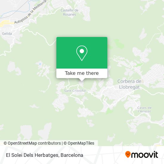 El Solei Dels Herbatges map