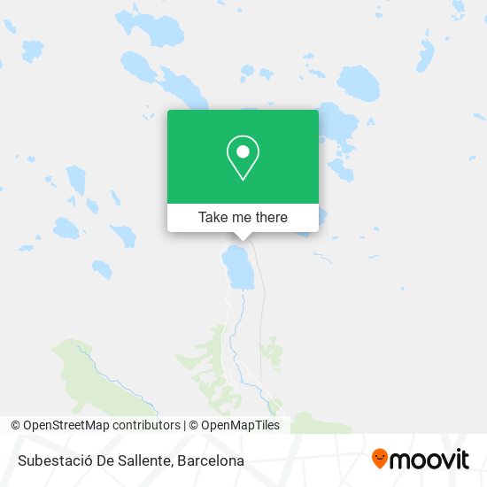 Subestació De Sallente map
