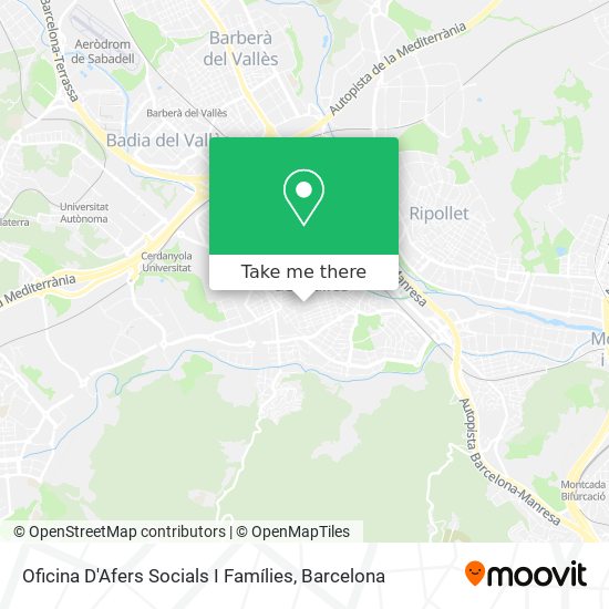 Oficina D'Afers Socials I Famílies map
