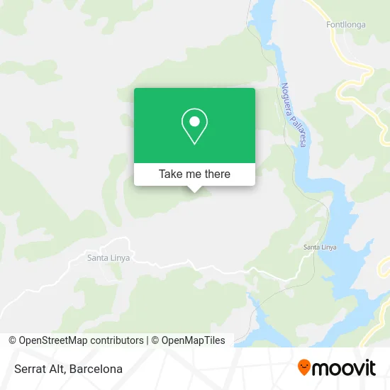 Serrat Alt map