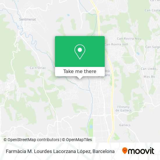 Farmàcia M. Lourdes Lacorzana López map