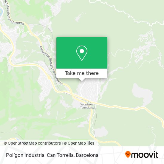 Polígon Industrial Can Torrella map