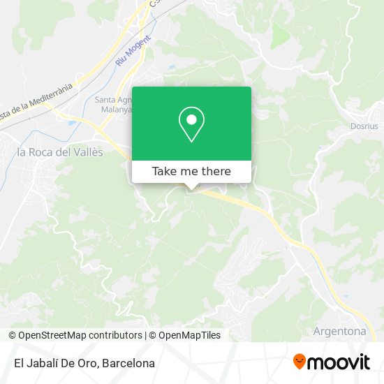 El Jabalí De Oro map
