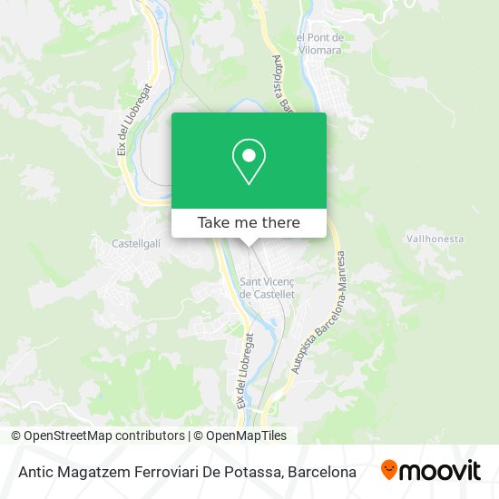Antic Magatzem Ferroviari De Potassa map