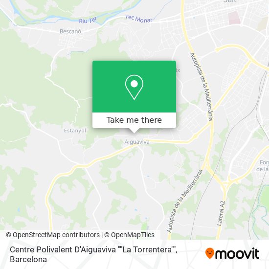 Centre Polivalent D'Aiguaviva ""La Torrentera"" map