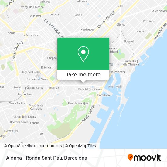 Aldana - Ronda Sant Pau map