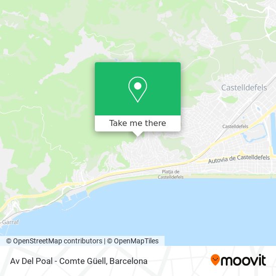 Av Del Poal - Comte Güell map