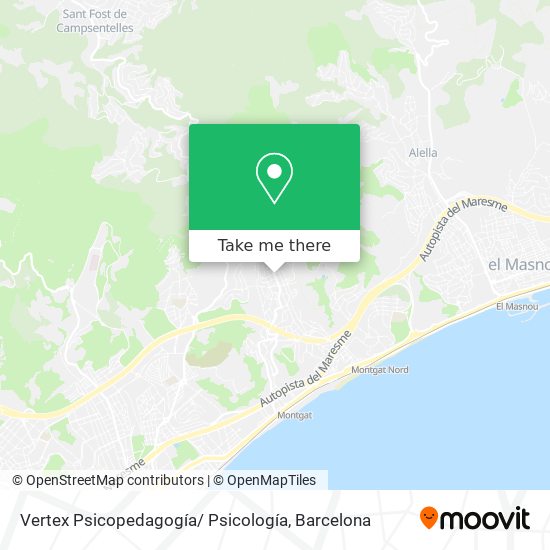 Vertex Psicopedagogía/ Psicología map