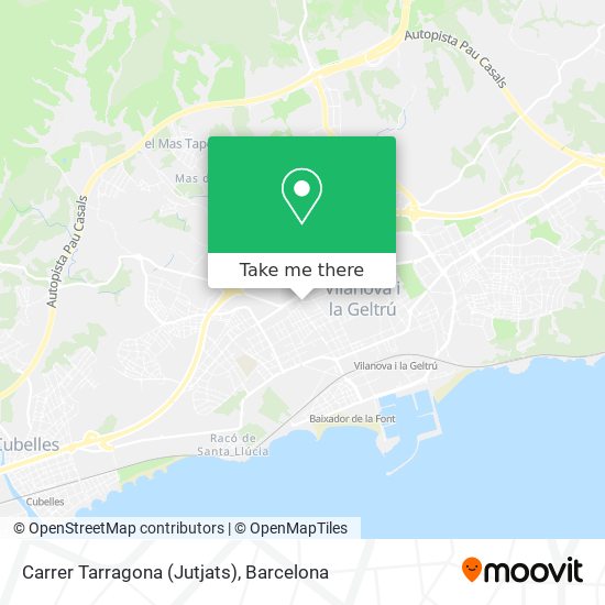 Carrer Tarragona (Jutjats) map