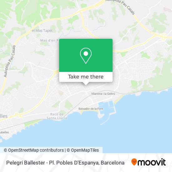 Pelegrí Ballester - Pl. Pobles D'Espanya map