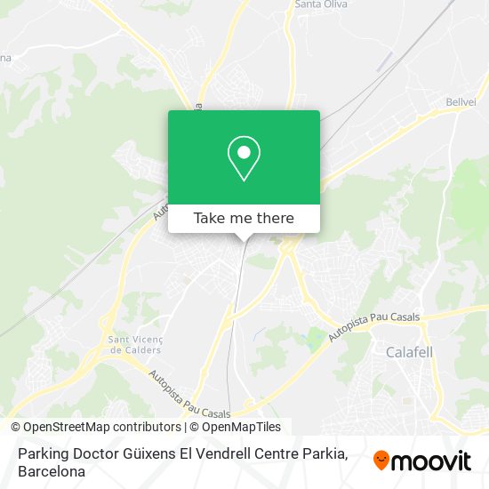 Parking Doctor Güixens El Vendrell Centre Parkia map