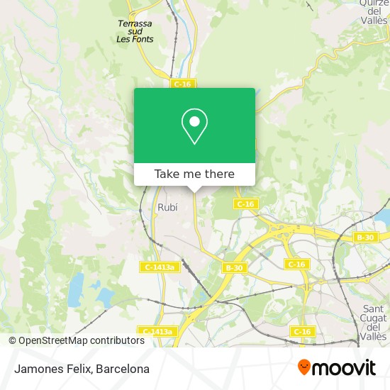 Jamones Felix map