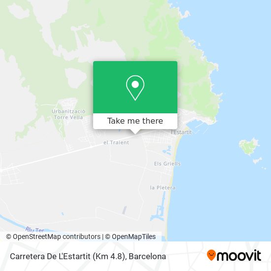Carretera De L'Estartit (Km 4.8) map