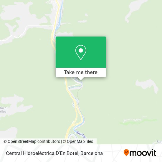 Central Hidroelèctrica D'En Botei map