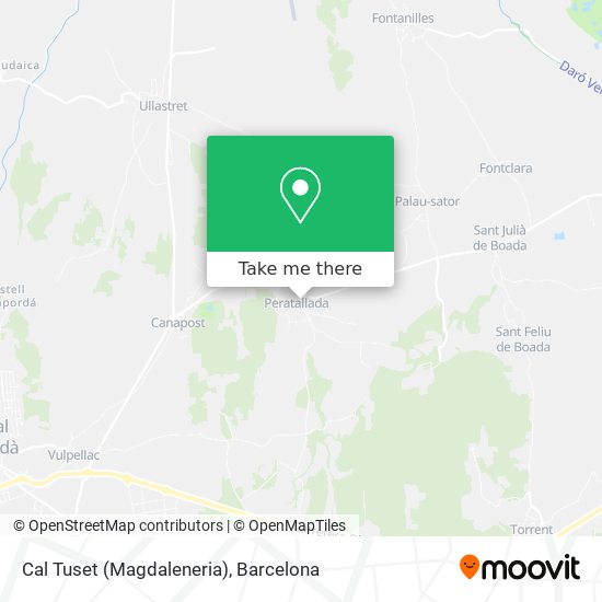 Cal Tuset (Magdaleneria) map
