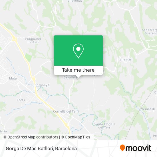 Gorga De Mas Batllori map