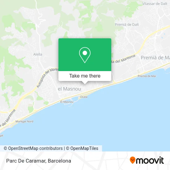 Parc De Caramar map
