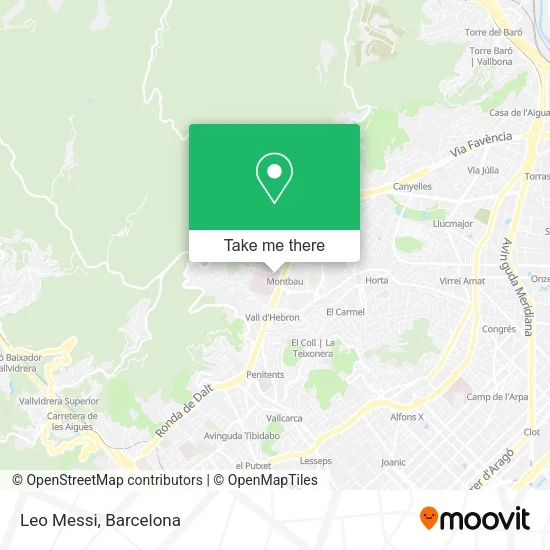 Leo Messi map