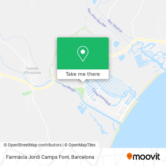 Farmàcia Jordi Camps Font map