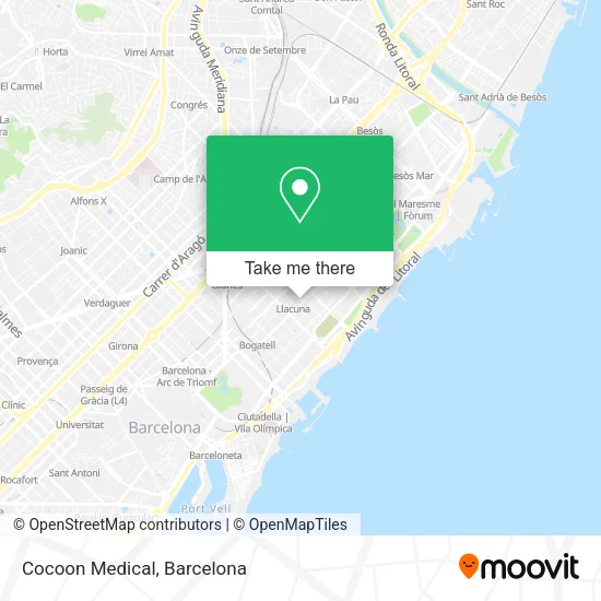 Cocoon Medical map