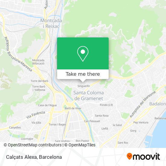 Calçats Alexa map