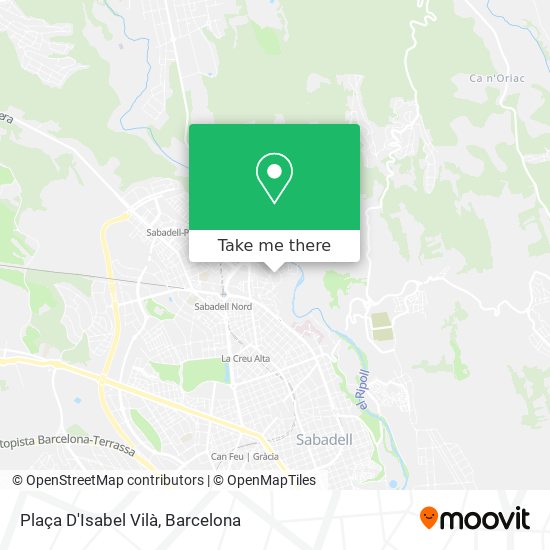 Plaça D'Isabel Vilà map
