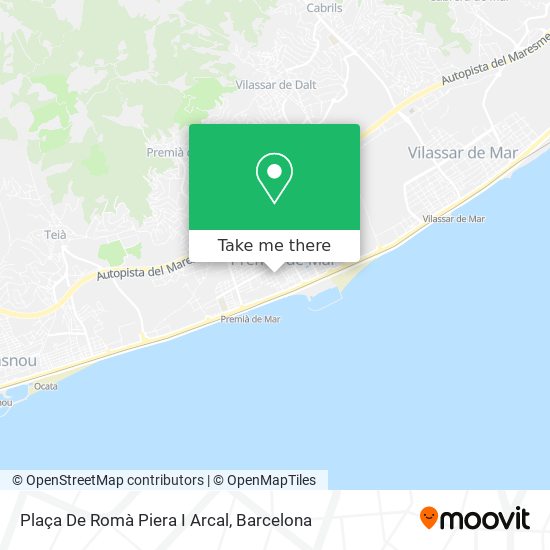 Plaça De Romà Piera I Arcal map