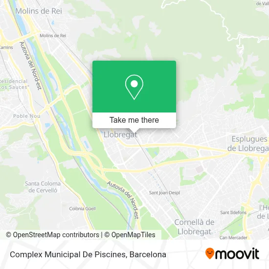 Complex Municipal De Piscines map