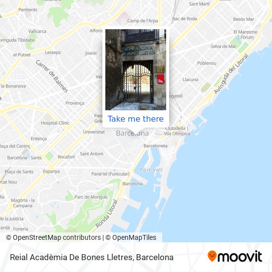 Reial Acadèmia De Bones Lletres map